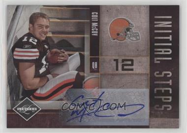 2010 Panini Limited - Initial Steps - Signatures #7 - Colt McCoy /99