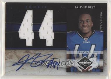 2010 Panini Limited - Rookie Jumbo Materials - Die-Cut Jersey Number Signatures #13 - Jahvid Best /10