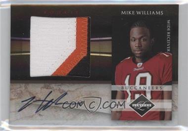 2010 Panini Limited - Rookie Jumbo Materials - Prime Signatures #8 - Mike Williams /25