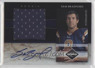 2010 Panini Limited - Rookie Jumbo Materials - Signatures #6 - Sam Bradford /10