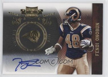 2010 Panini Plates & Patches - [Base] - Infinity Gold Signatures #139 - Fendi Onobun /25