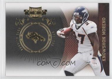 2010 Panini Plates & Patches - [Base] - Infinity Gold #29 - Knowshon Moreno /50