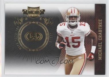 2010 Panini Plates & Patches - [Base] - Infinity Gold #84 - Michael Crabtree /50