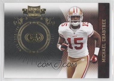 2010 Panini Plates & Patches - [Base] - Infinity Gold #84 - Michael Crabtree /50