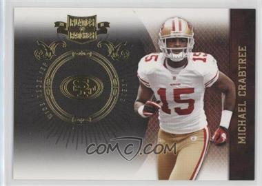2010 Panini Plates & Patches - [Base] - Infinity Gold #84 - Michael Crabtree /50