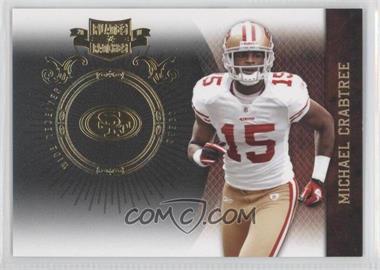 2010 Panini Plates & Patches - [Base] - Infinity Gold #84 - Michael Crabtree /50