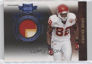 2010 Panini Plates & Patches - [Base] - Infinity Jerseys Prime Nameplate #46 - Dwayne Bowe /25