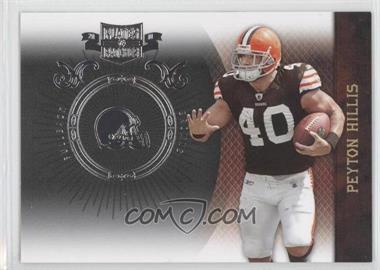 2010 Panini Plates & Patches - [Base] - Infinity Silver #24 - Peyton Hillis /100