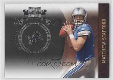 2010 Panini Plates & Patches - [Base] - Infinity Silver #32 - Matthew Stafford /100