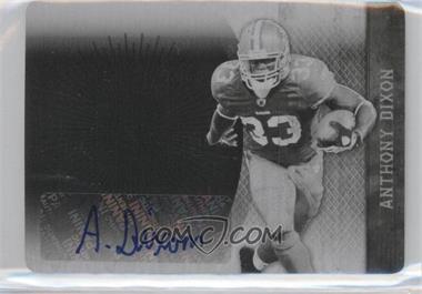 2010 Panini Plates & Patches - [Base] - Printing Plate Black #103 - Anthony Dixon /1