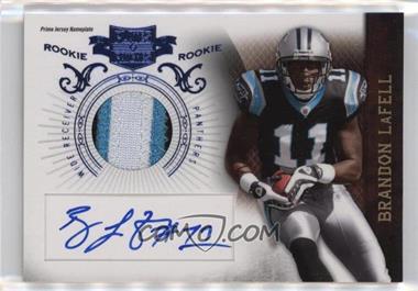2010 Panini Plates & Patches - [Base] - RPS Rookie Jerseys Prime Nameplate Signatures #205 - Brandon LaFell /25