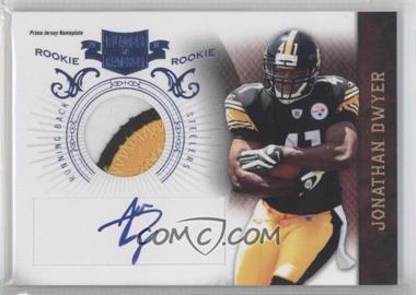 2010 Panini Plates & Patches - [Base] - RPS Rookie Jerseys Prime Nameplate Signatures #221 - Jonathan Dwyer /25