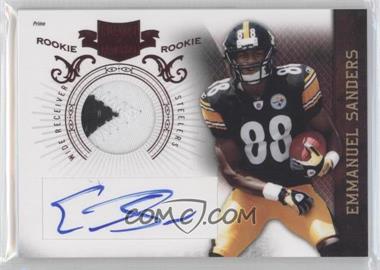 2010 Panini Plates & Patches - [Base] #212 - Emmanuel Sanders /699