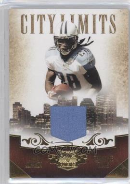 2010 Panini Plates & Patches - City Limits - Materials #16 - Chris Johnson /190