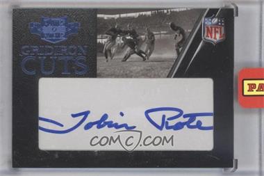 2010 Panini Plates & Patches - Gridiron Cuts Cut Signatures #41 - Tobin Rote /31 [Uncirculated]