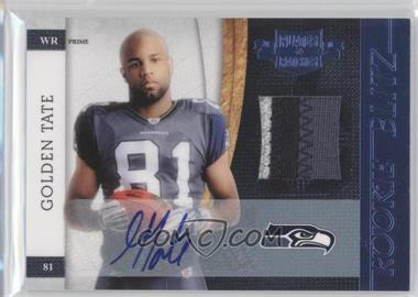 2010 Panini Plates & Patches - Rookie Blitz - Materials Prime Signatures #15 - Golden Tate /25