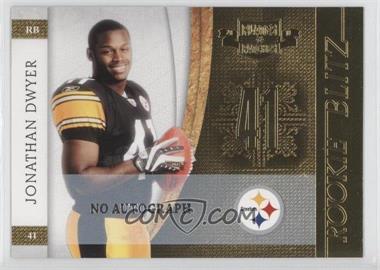 2010 Panini Plates & Patches - Rookie Blitz - Signatures #16 - Jonathan Dwyer /10