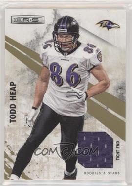 2010 Panini Rookies & Stars - [Base] - Gold Materials #13 - Todd Heap