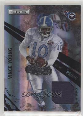 2010 Panini Rookies & Stars - [Base] - Holofoil Materials Prime #158 - Elements - Vince Young /50