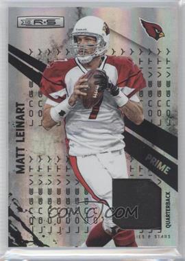 2010 Panini Rookies & Stars - [Base] - Longevity Black Holofoil Materials Prime #3 - Matt Leinart /25