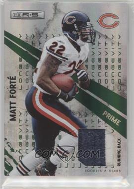 2010 Panini Rookies & Stars - [Base] - Longevity Emerald Materials Prime #26 - Matt Forte /50