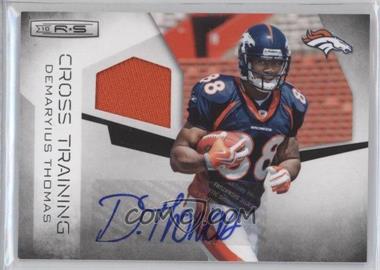 2010 Panini Rookies & Stars - Cross Training - Materials Signatures #33 - Demaryius Thomas /25