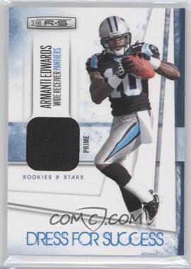 2010 Panini Rookies & Stars - Dress for Success Jerseys - Prime #26 - Armanti Edwards /50