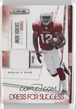 2010 Panini Rookies & Stars - Dress for Success Jerseys - Prime #27 - Andre Roberts /50