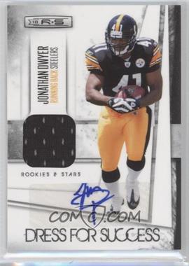 2010 Panini Rookies & Stars - Dress for Success Jerseys - Signatures #31 - Jonathan Dwyer /100