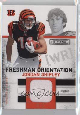 2010 Panini Rookies & Stars - Freshman Orientation Jerseys - Prime #9 - Jordan Shipley /50