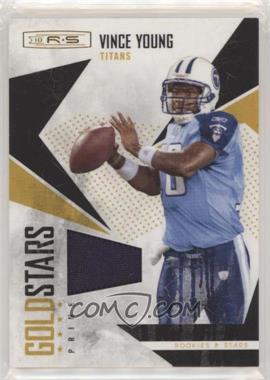 2010 Panini Rookies & Stars - Gold Stars - Materials Prime #12 - Vince Young /50