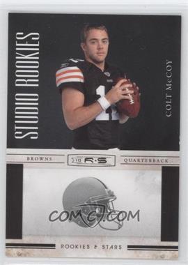 2010 Panini Rookies & Stars - Studio Rookies - Black #15 - Colt McCoy /100