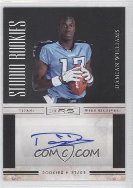 2010 Panini Rookies & Stars - Studio Rookies - Signatures #14 - Damian Williams /10