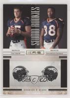 Tim Tebow, Demaryius Thomas [EX to NM] #/500