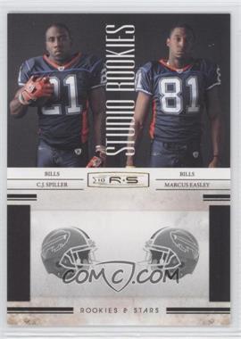 2010 Panini Rookies & Stars - Studio Rookies Combos - Gold #6 - C.J. Spiller, Marcus Easley /500