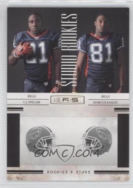 2010 Panini Rookies & Stars - Studio Rookies Combos - Gold #6 - C.J. Spiller, Marcus Easley /500