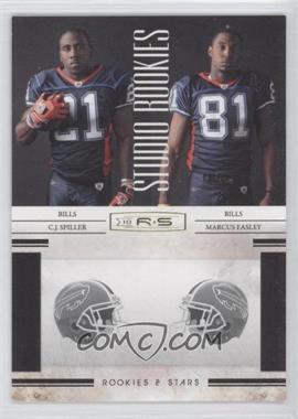 2010 Panini Rookies & Stars - Studio Rookies Combos - Gold #6 - C.J. Spiller, Marcus Easley /500