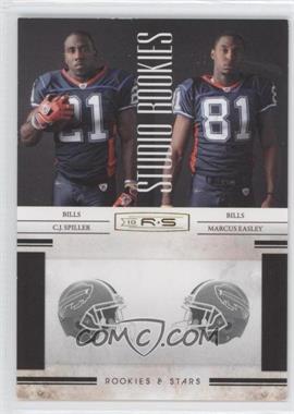 2010 Panini Rookies & Stars - Studio Rookies Combos - Gold #6 - C.J. Spiller, Marcus Easley /500