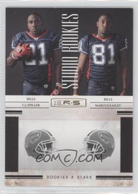 2010 Panini Rookies & Stars - Studio Rookies Combos - Gold #6 - C.J. Spiller, Marcus Easley /500