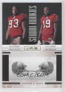 2010 Panini Rookies & Stars - Studio Rookies Combos - Gold #8 - Gerald McCoy, Mike Williams /500