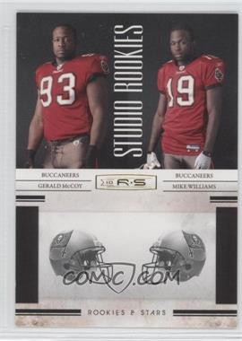 2010 Panini Rookies & Stars - Studio Rookies Combos - Gold #8 - Gerald McCoy, Mike Williams /500