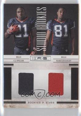 2010 Panini Rookies & Stars - Studio Rookies Combos - Materials #6 - C.J. Spiller, Marcus Easley /299