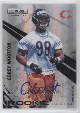 2010 Panini Rookies & Stars Longevity - [Base] - Holofoil Signatures #183 - Rookie - Corey Wootton /249