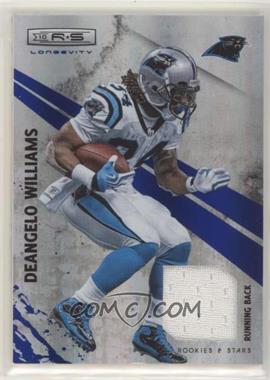 2010 Panini Rookies & Stars Longevity - [Base] - Sapphire Materials #18 - DeAngelo Williams /75