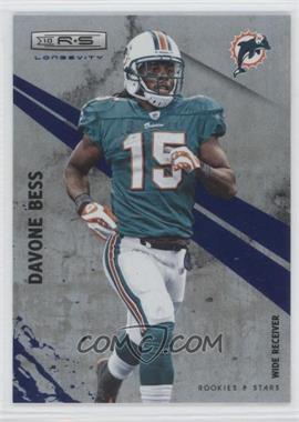 2010 Panini Rookies & Stars Longevity - [Base] - Sapphire #78 - Davone Bess /50