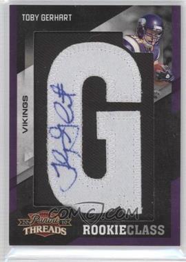 2010 Panini Threads - [Base] #200 - Toby Gerhart /385