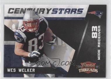 2010 Panini Threads - Century Stars #12 - Wes Welker