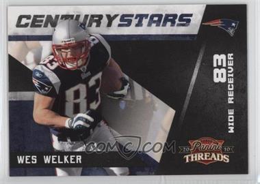 2010 Panini Threads - Century Stars #12 - Wes Welker