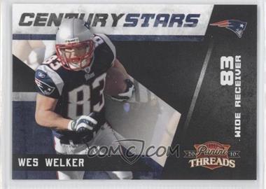 2010 Panini Threads - Century Stars #12 - Wes Welker