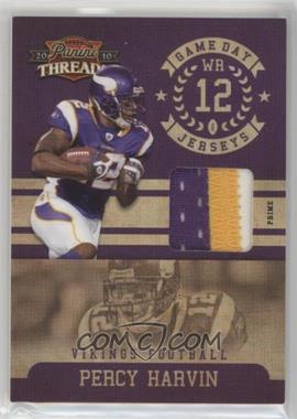 2010 Panini Threads - Game Day Jerseys - Prime #23 - Percy Harvin /50